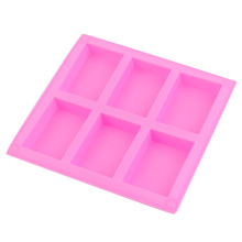 Custom Silicone Soap Mold, DIY Soap Molds, Rectangle Baking Mold Cake Pan Biscuit Chocolate Mold for Homemade Craft